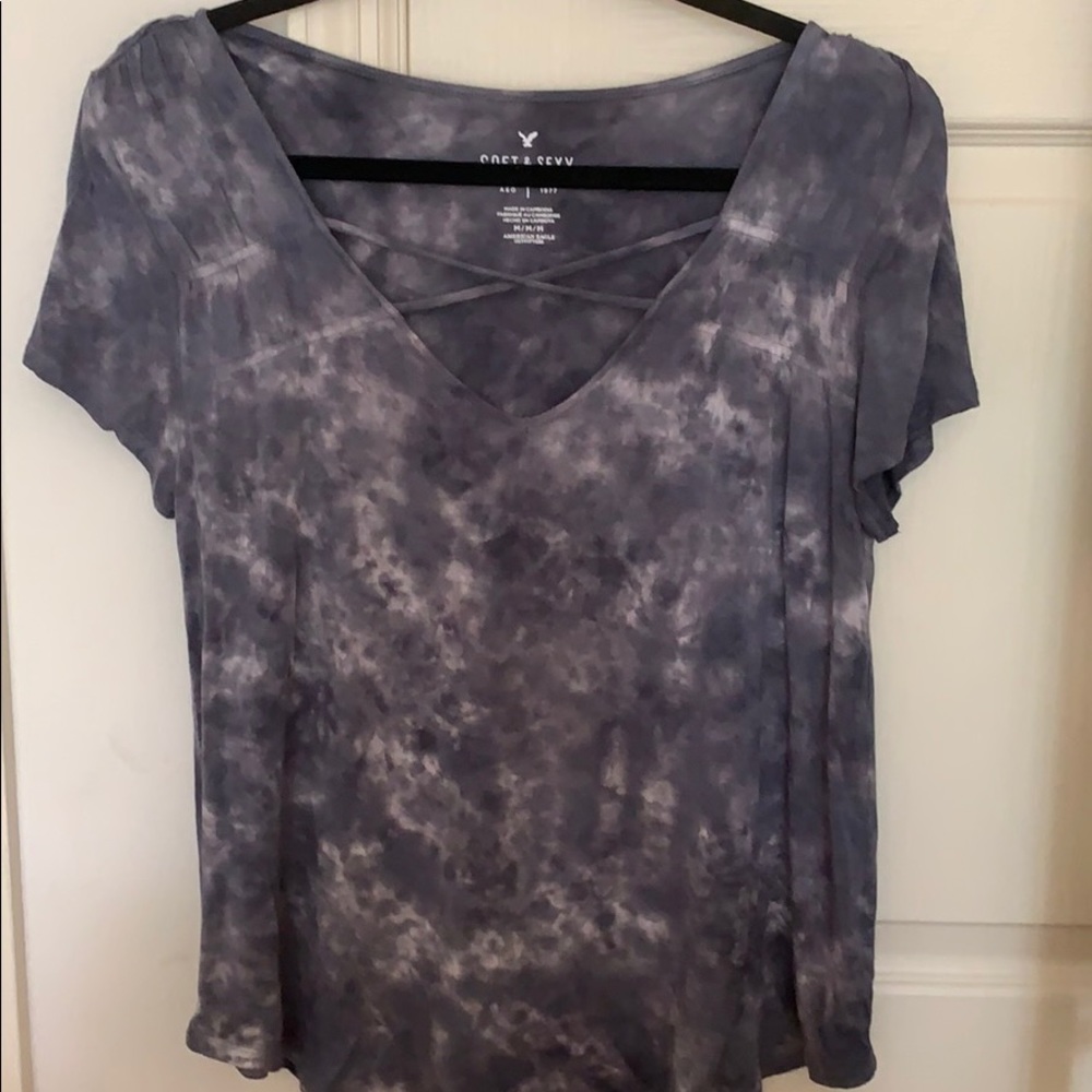 GENTLY USED American Eagle Tie-dye Tee